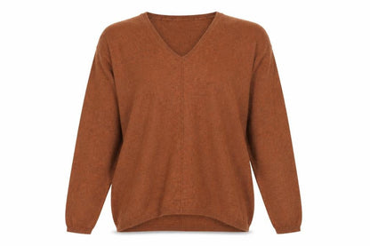 Marks & Spencer Womens Brown  Knit Pullover Jumper Size 8