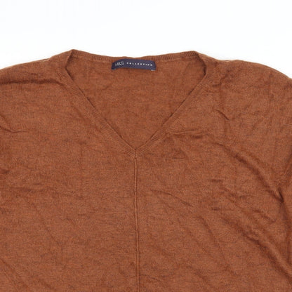 Womens UK Size 8 Marks and Spencer Brown Pullover Jumper