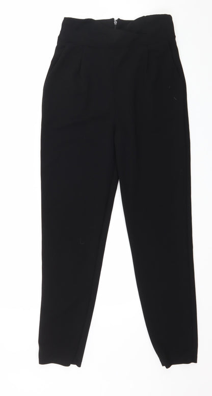 Womens UK Size 28 in Preworn Regular Fit  Black Trousers