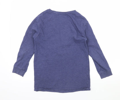 NEXT Girls Blue  Jersey Pullover Sweatshirt Size 8 Years  - Only Love