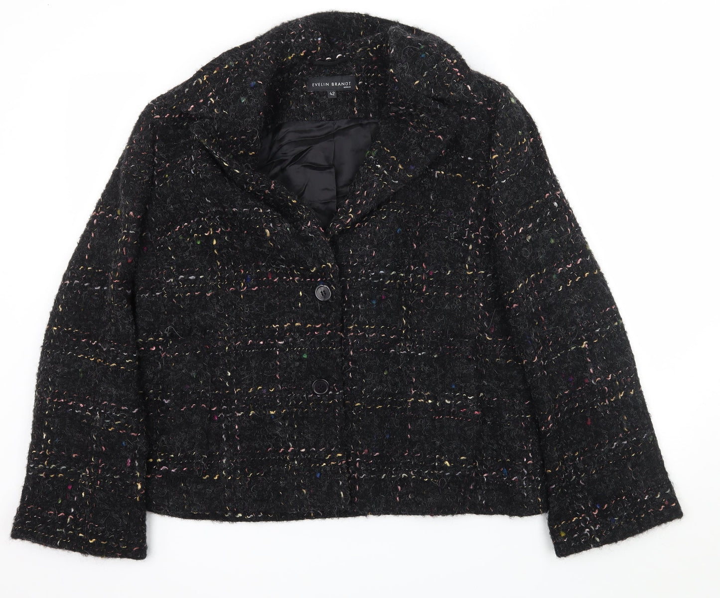 Womens UK Size 14 EVELIN BRANDT Black Jacket