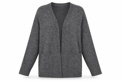Womens UK Size M Divided Grey Cardigan Jumper