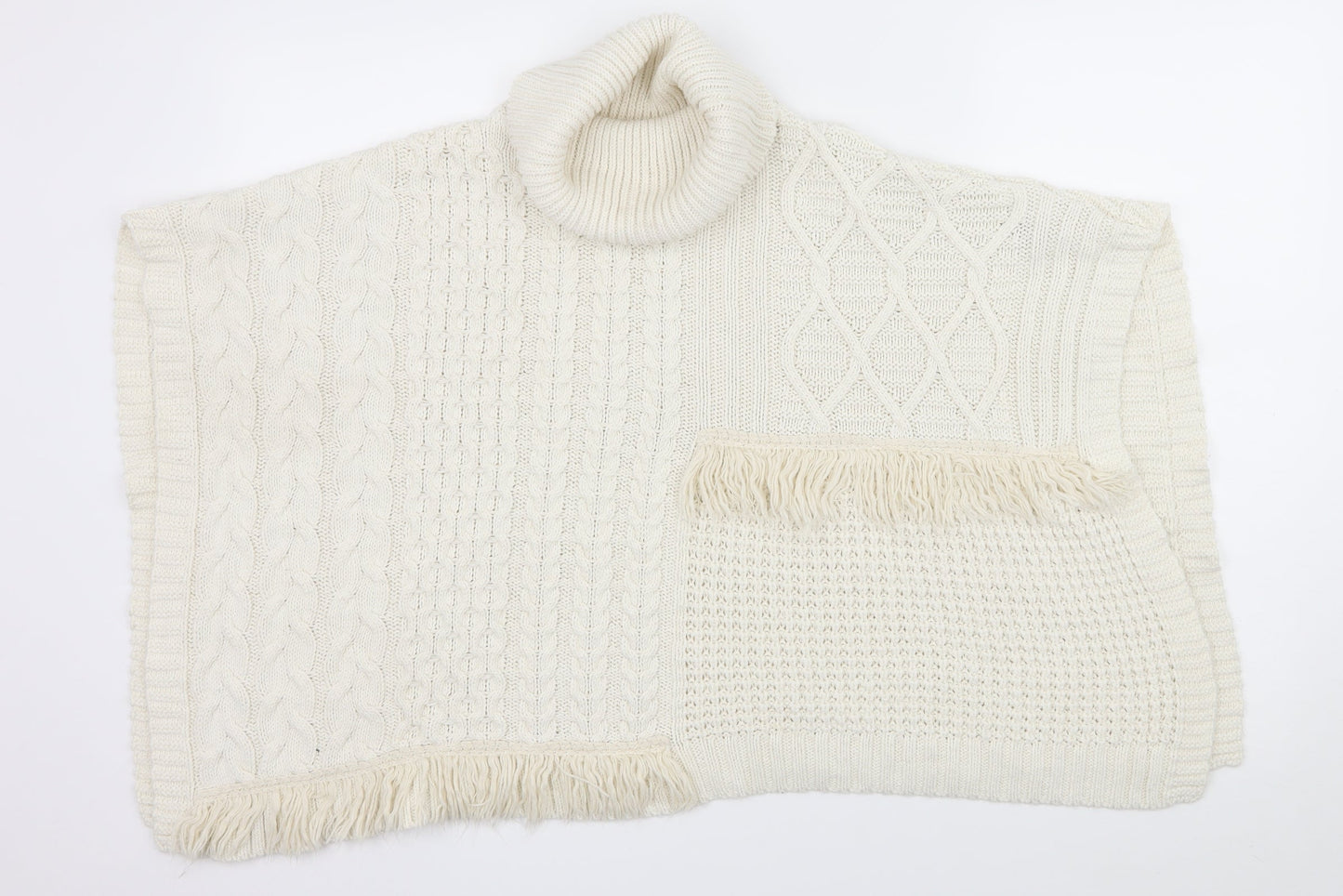 NEXT Girls White  Knit Pullover Jumper Size 11-12 Years