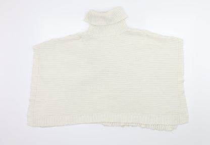NEXT Girls White  Knit Pullover Jumper Size 11-12 Years