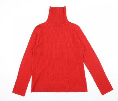 Womens UK Size XL Mia Moda Red Pullover Jumper