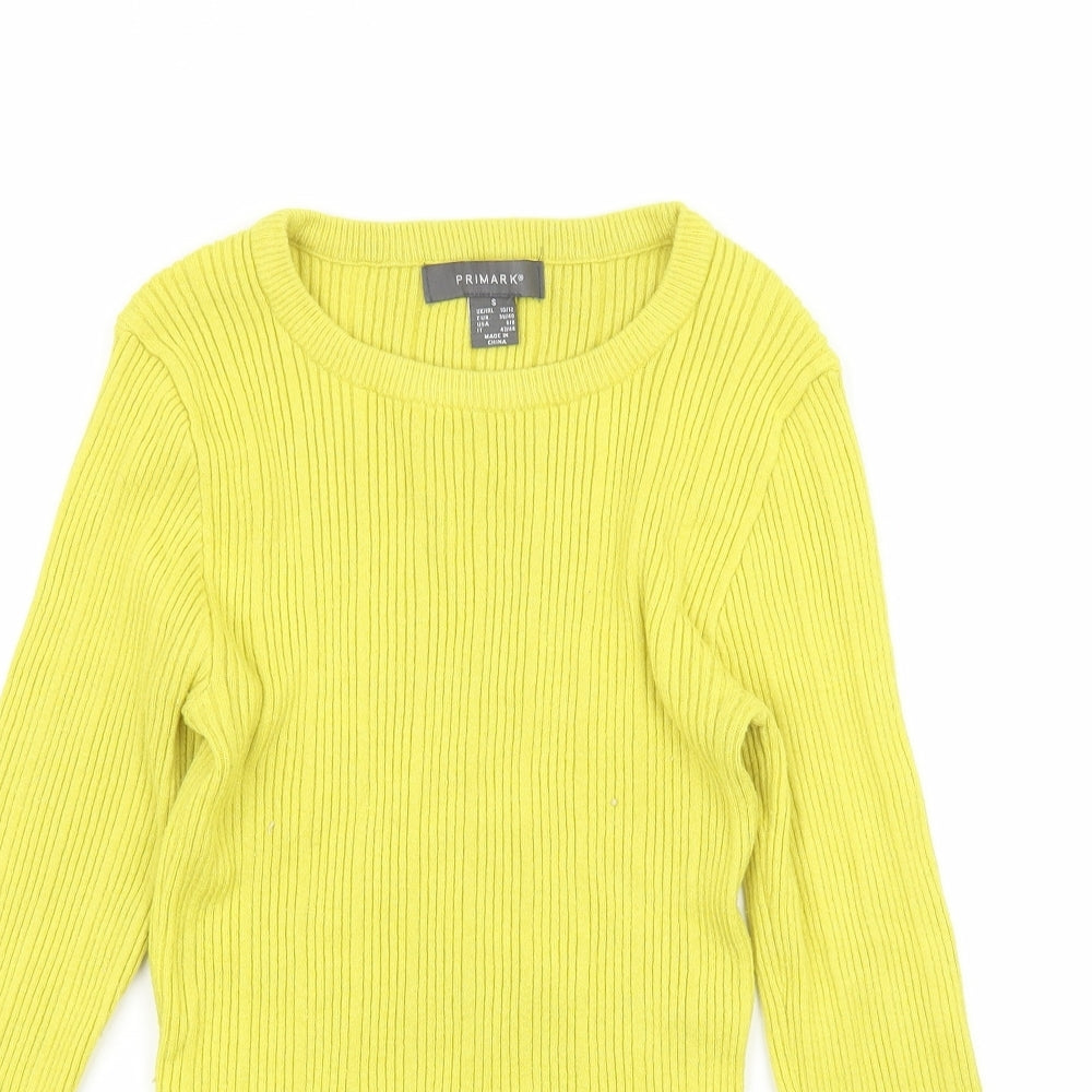 Primark Womens Green  Knit Pullover Jumper Size 10