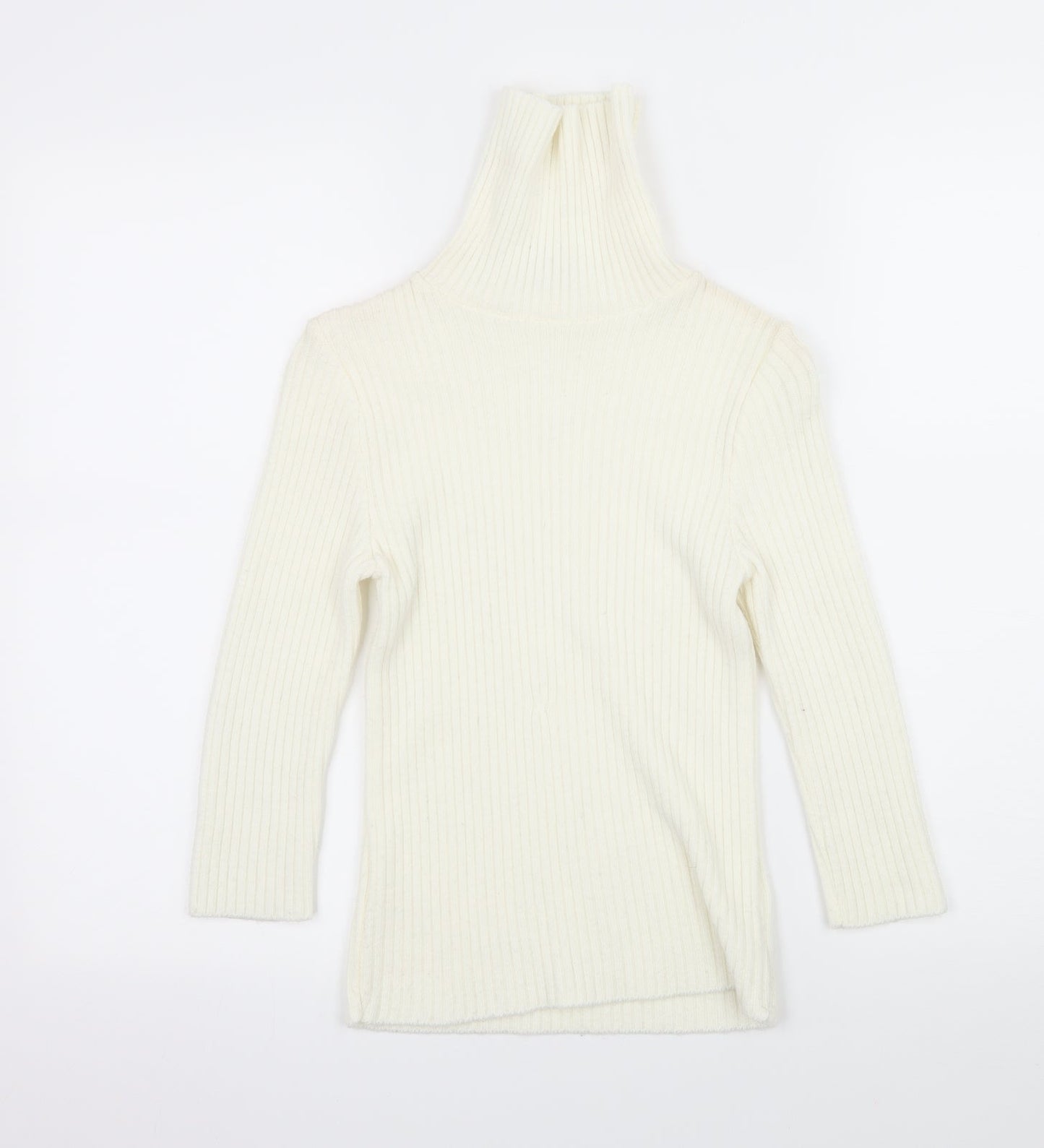 Womens UK Size 8 New Look Ivory Pullover Jumper