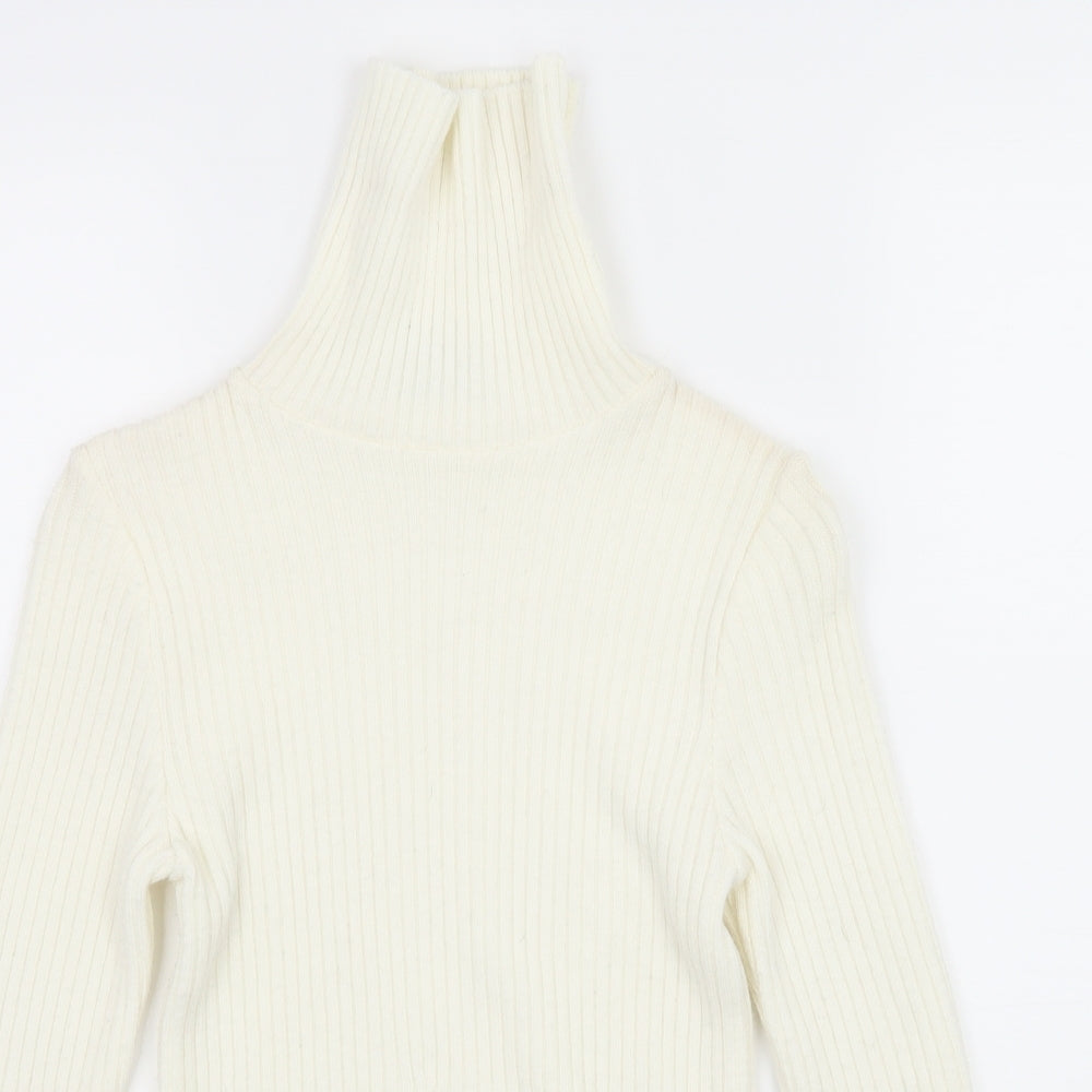 Womens UK Size 8 New Look Ivory Pullover Jumper