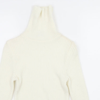 Womens UK Size 8 New Look Ivory Pullover Jumper
