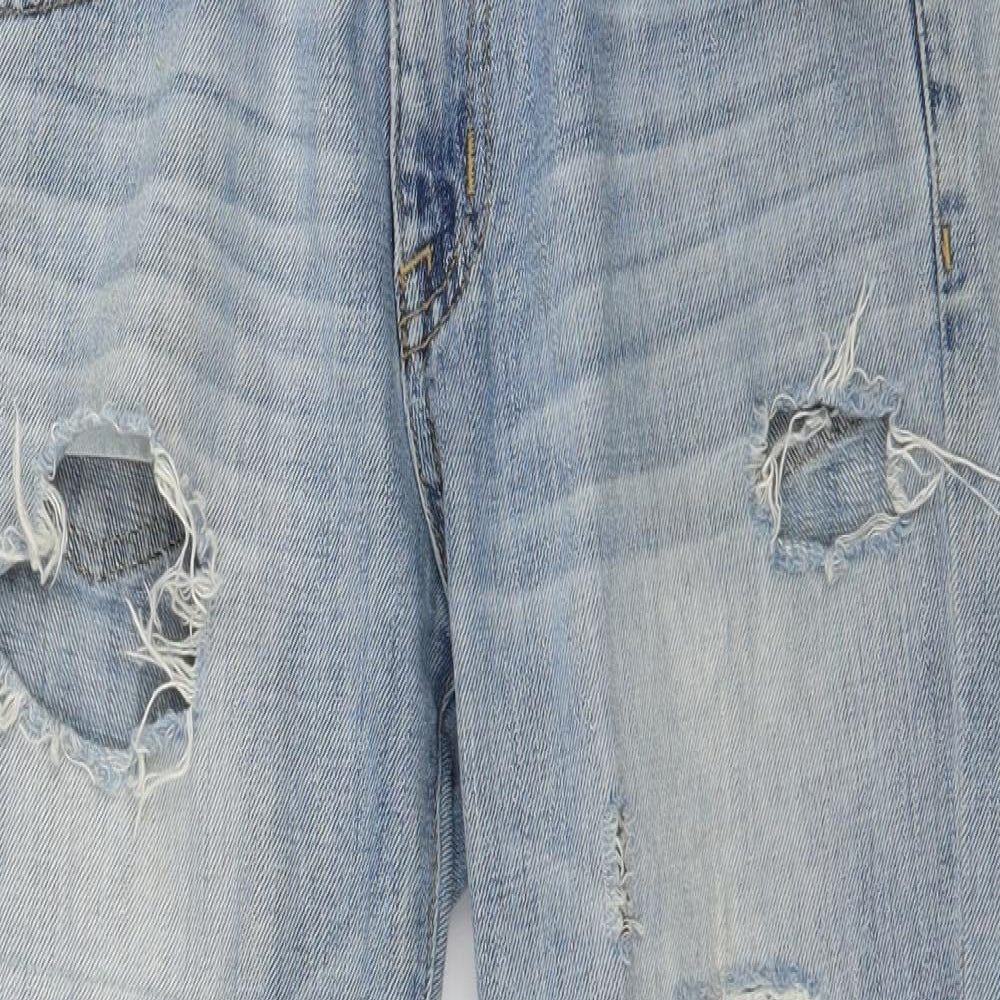 Mossimo Womens Blue  Denim Mom Jeans Size 32 in L25 in