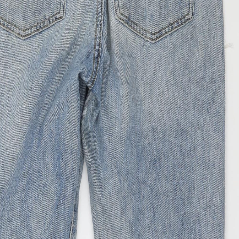 Mossimo Womens Blue  Denim Mom Jeans Size 32 in L25 in