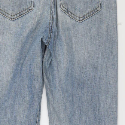 Mossimo Womens Blue  Denim Mom Jeans Size 32 in L25 in