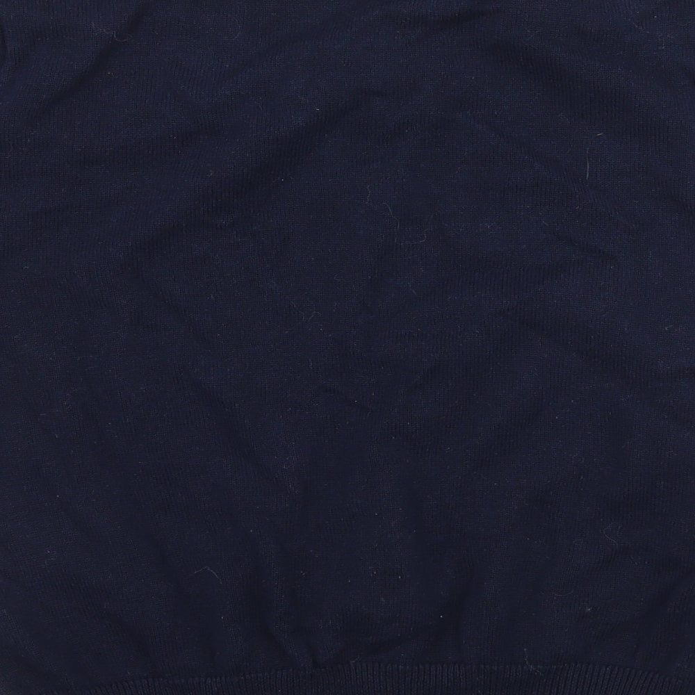 Womens UK Size M Munrospun Blue Pullover Jumper