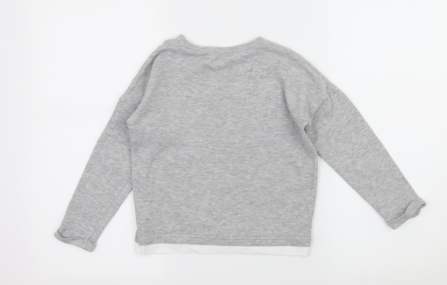 TU Girls Grey  Jersey Basic T-Shirt Size 4-5 Years  - Hey!