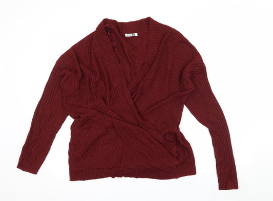 Womens UK Size 14 PEP & CO Red Pullover Jumper