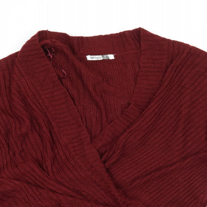 Womens UK Size 14 PEP & CO Red Pullover Jumper