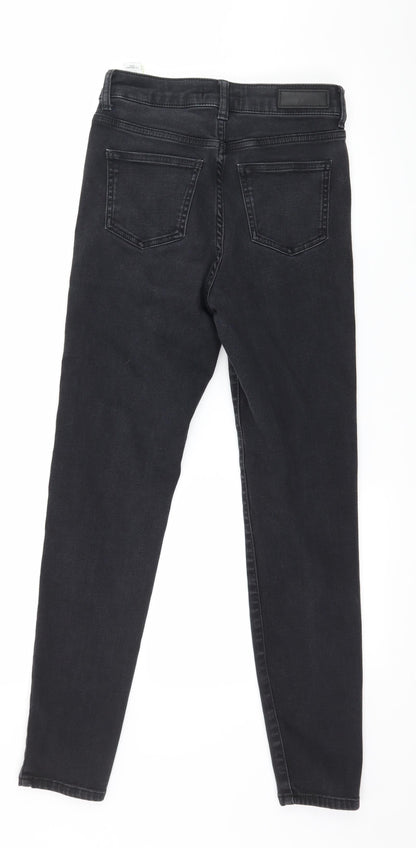 Marks and Spencer Womens Grey  Denim Skinny Jeans Size 8 L27 in