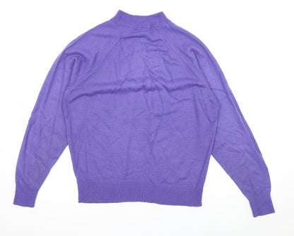Womens UK Size 12 Littlewoods Purple Pullover Jumper