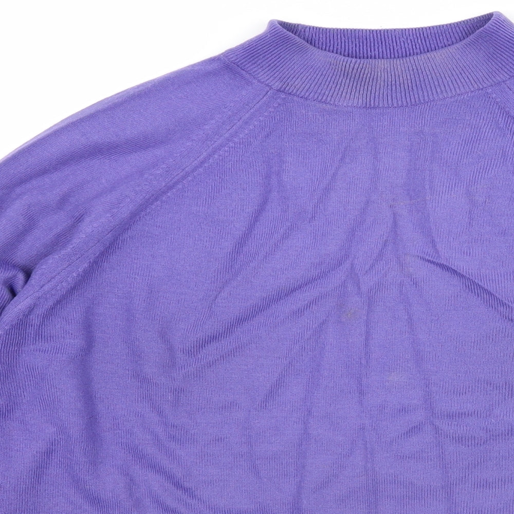 Womens UK Size 12 Littlewoods Purple Pullover Jumper