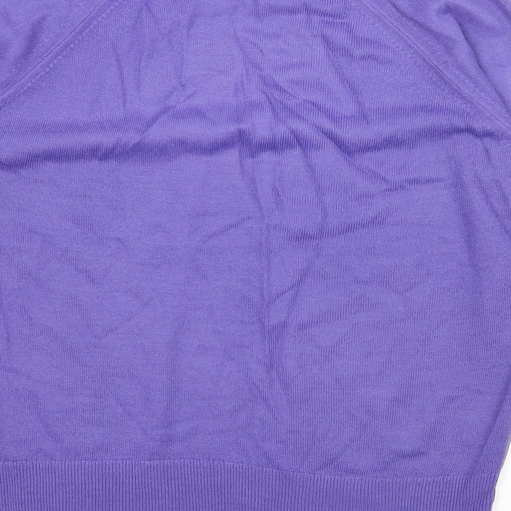 Womens UK Size 12 Littlewoods Purple Pullover Jumper