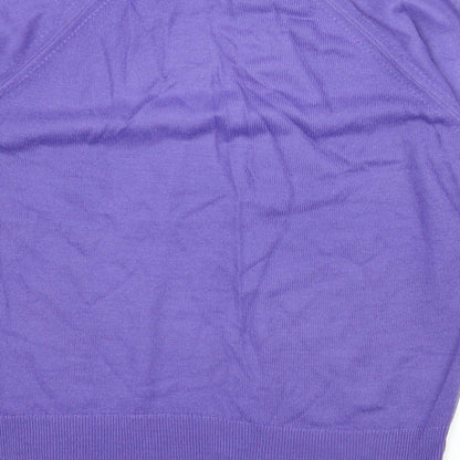 Womens UK Size 12 Littlewoods Purple Pullover Jumper