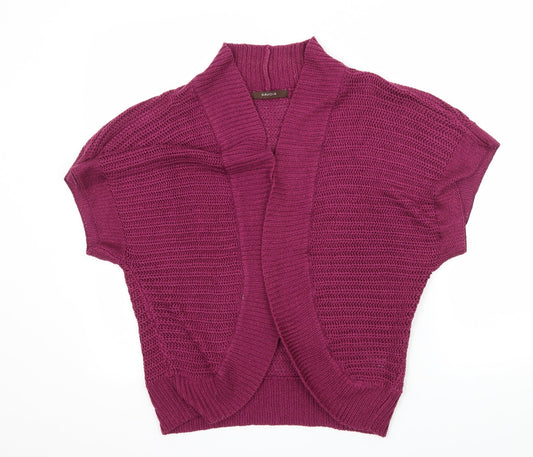Womens UK Size 14 Savoir Purple Cardigan Jumper