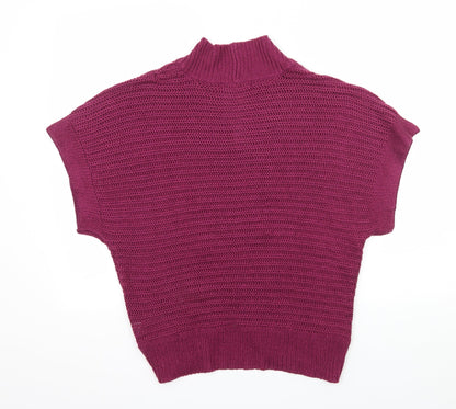 Womens UK Size 14 Savoir Purple Cardigan Jumper