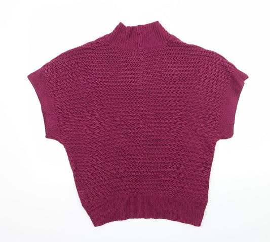 Womens UK Size 14 Savoir Purple Cardigan Jumper