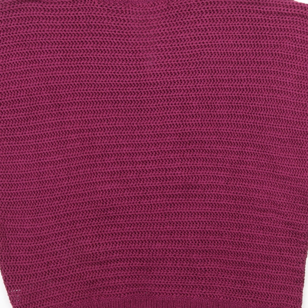 Womens UK Size 14 Savoir Purple Cardigan Jumper