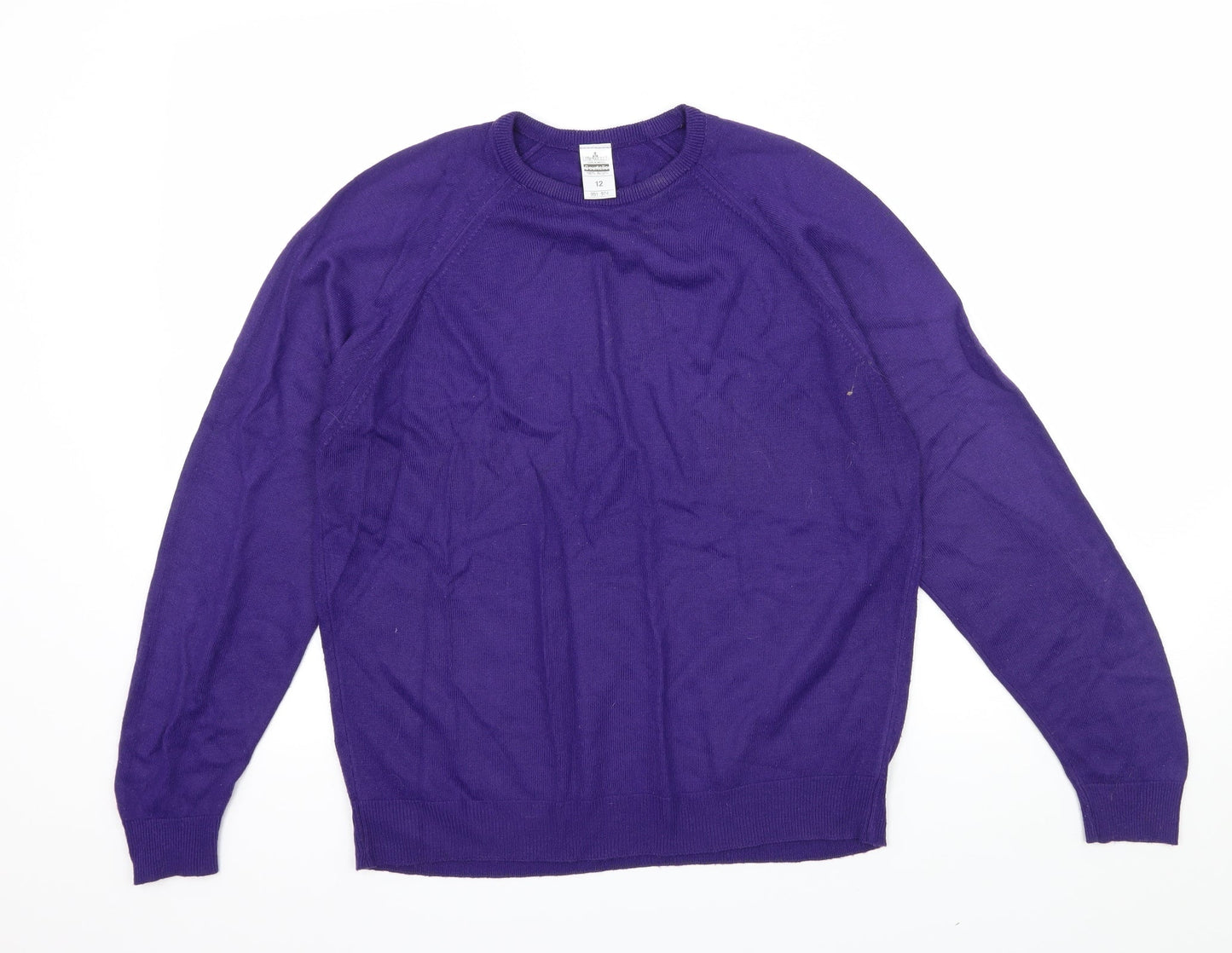 Womens UK Size 12 Littlewoods Purple Pullover Jumper