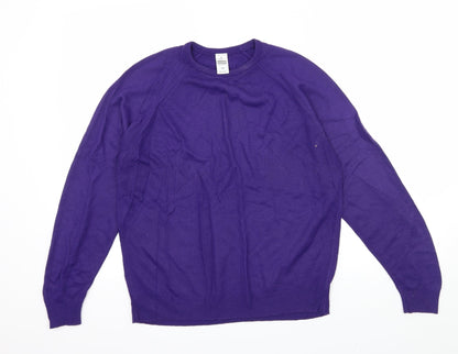 Womens UK Size 12 Littlewoods Purple Pullover Jumper