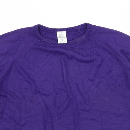 Womens UK Size 12 Littlewoods Purple Pullover Jumper