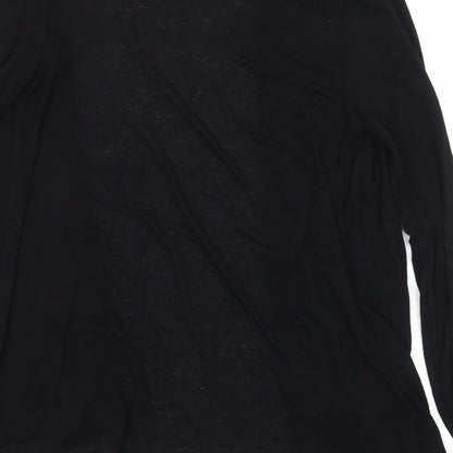 George Womens Black  Knit Cardigan Jumper Size 8