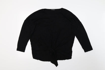 Womens UK Size 16 Select Black Basic T-Shirt