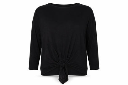 Womens UK Size 16 Select Black Basic T-Shirt