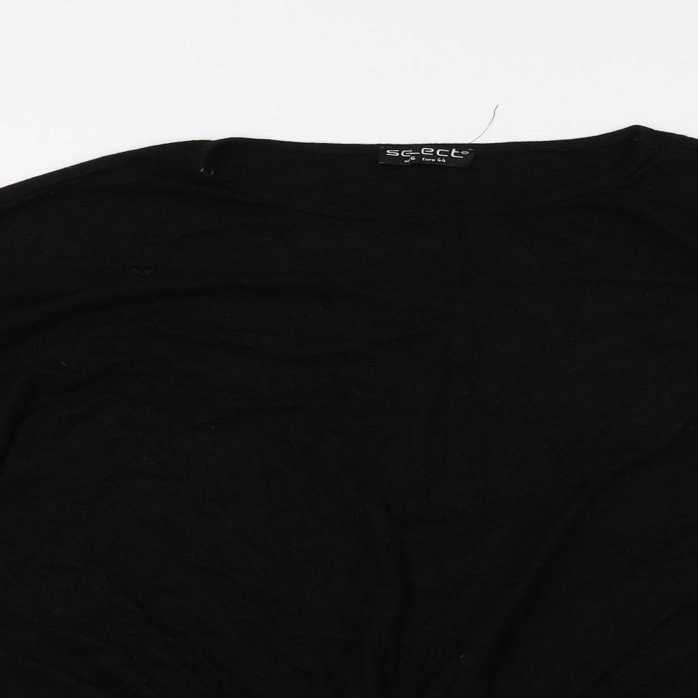 Womens UK Size 16 Select Black Basic T-Shirt
