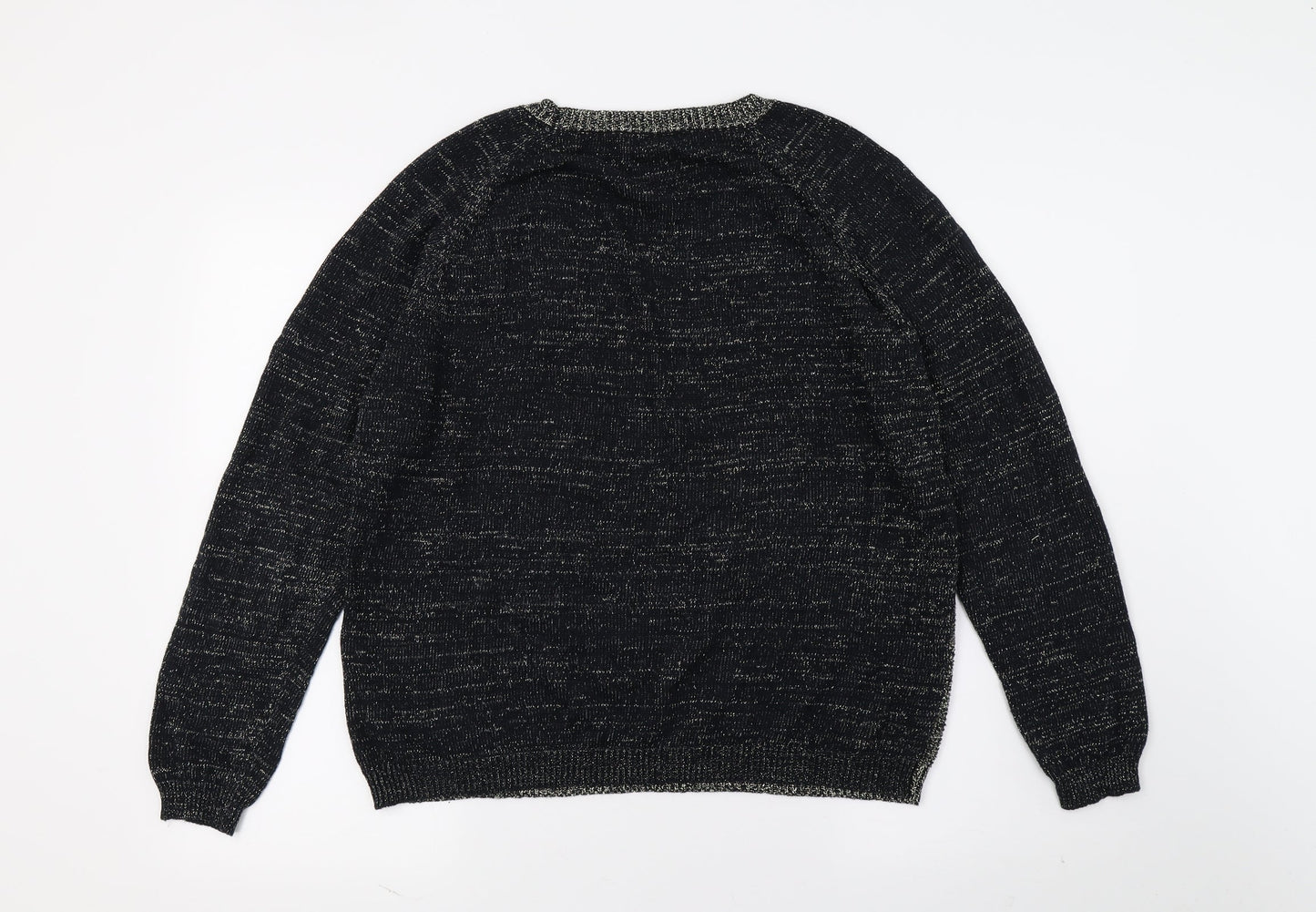 Womens UK Size L Klass Gold Pullover Jumper