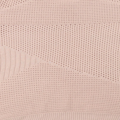 Dorothy Perkins Womens Pink Geometric Knit Pullover Jumper Size 16