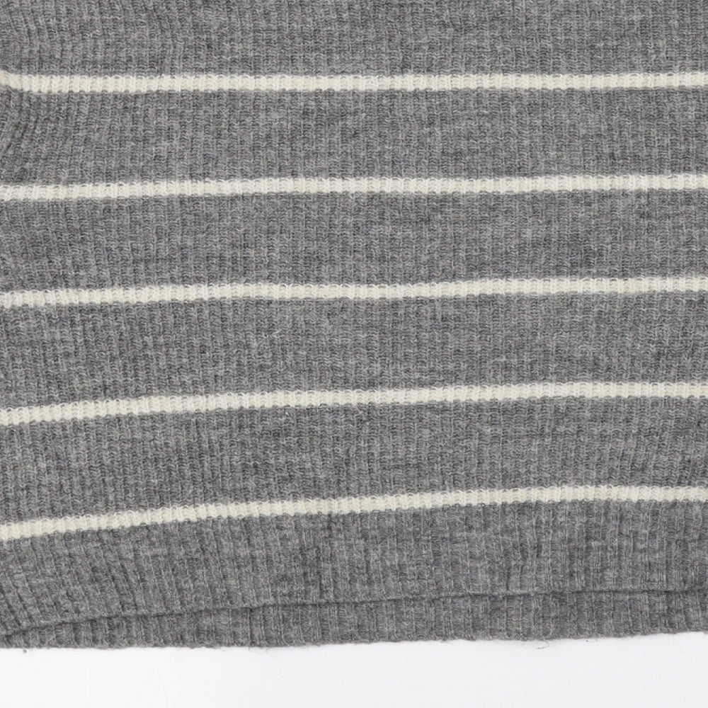 Womens UK Size 6 H&M Grey Pullover Jumper