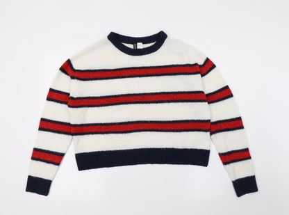 Womens UK Size 10 H&M Multicoloured Pullover Jumper