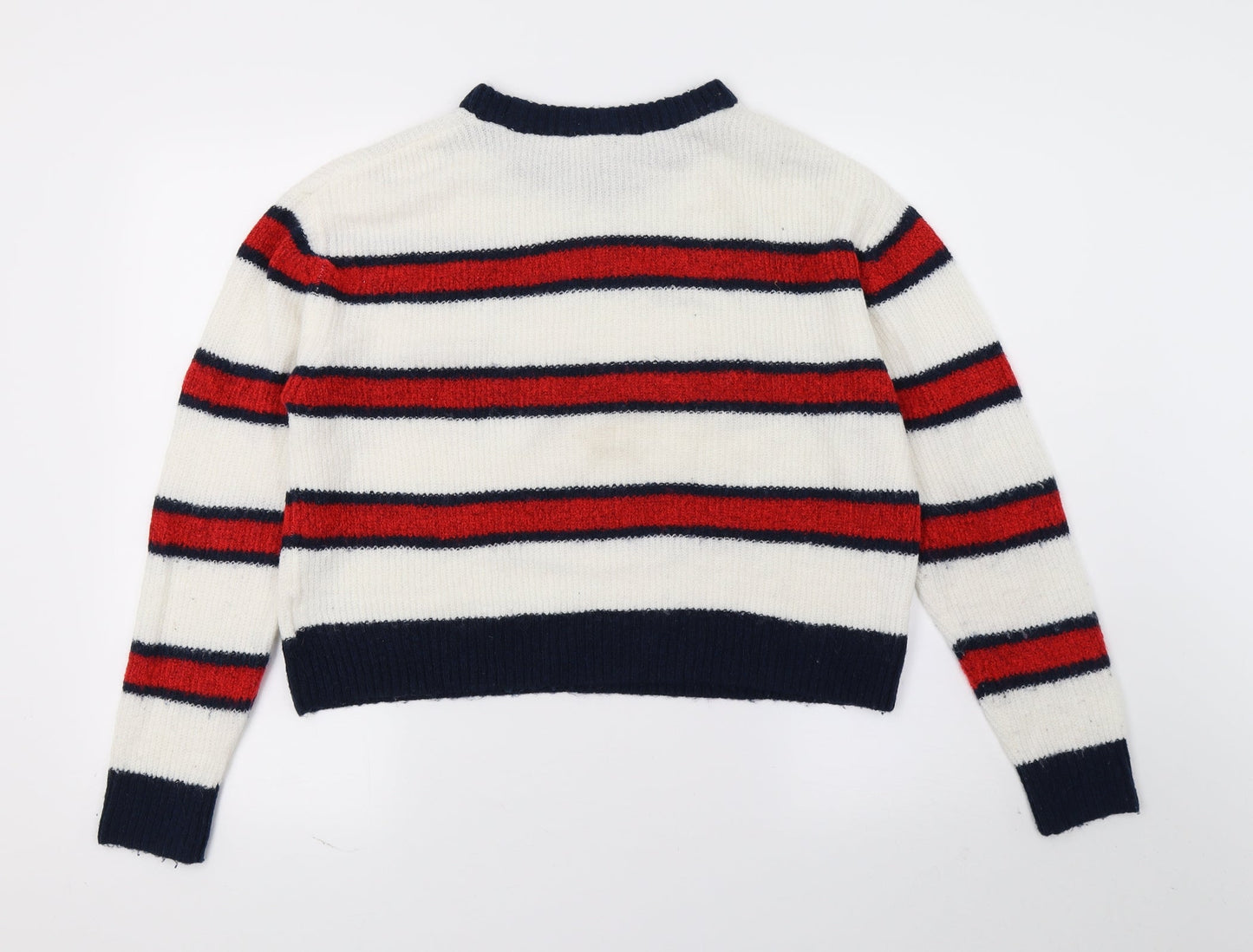 Womens UK Size 10 H&M Multicoloured Pullover Jumper