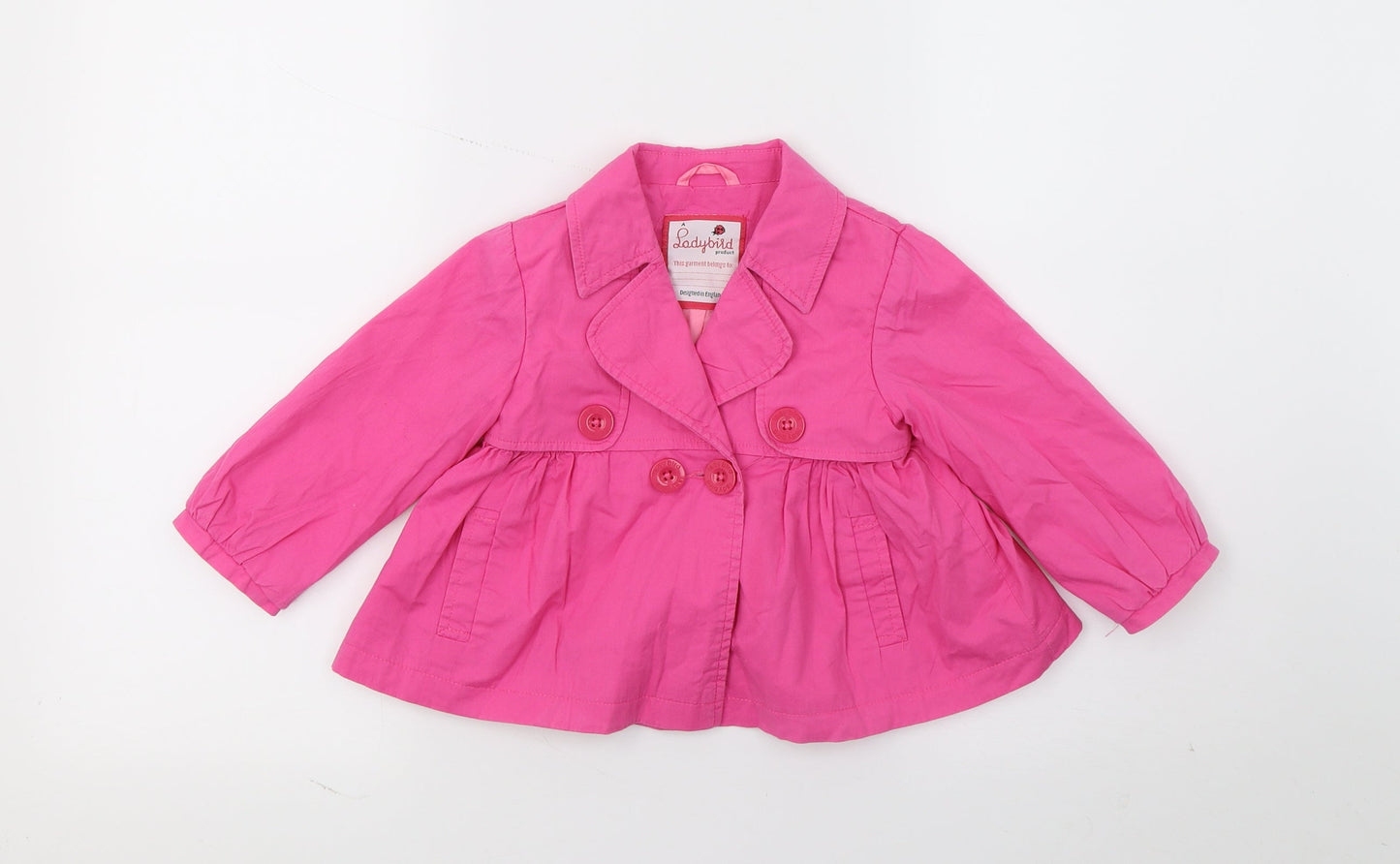 Ladybird Girls Pink   Jacket  Size 12-18 Months