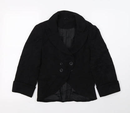 Dorothy Perkins Womens Black   Jacket Blazer Size 8