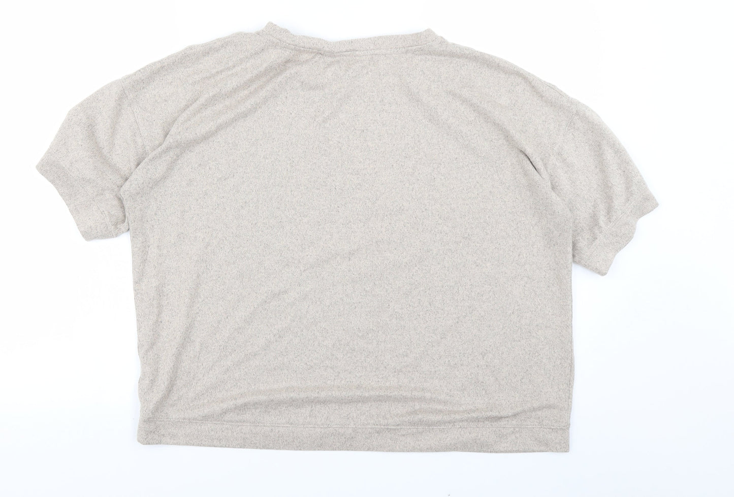 F&F Womens Beige   Basic T-Shirt Size 16