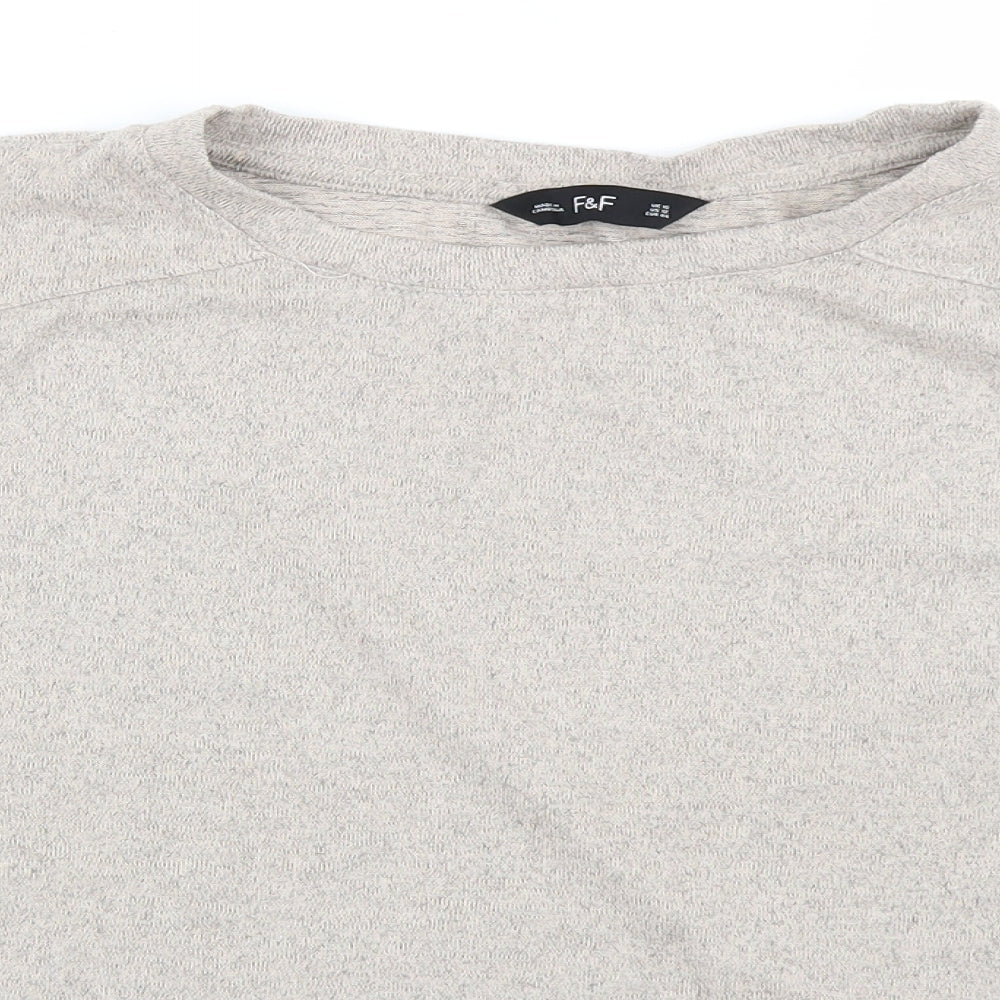 F&F Womens Beige   Basic T-Shirt Size 16