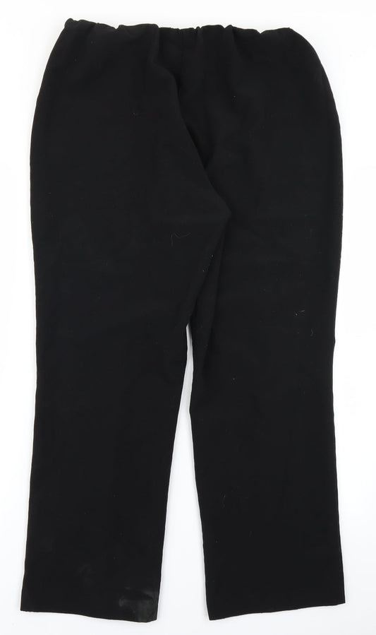 Bonmarché Womens Black   Trousers  Size 16 L26 in