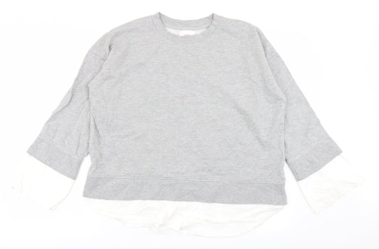 Womens UK Size 16 NEXT Grey Pullover Sweatshirt