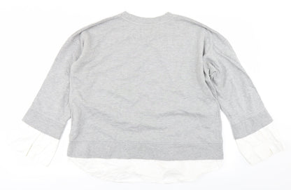 Womens UK Size 16 NEXT Grey Pullover Sweatshirt