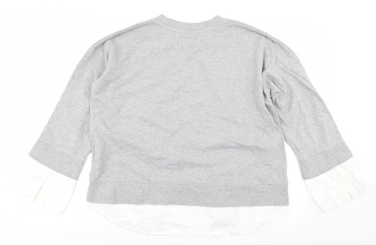 Womens UK Size 16 NEXT Grey Pullover Sweatshirt