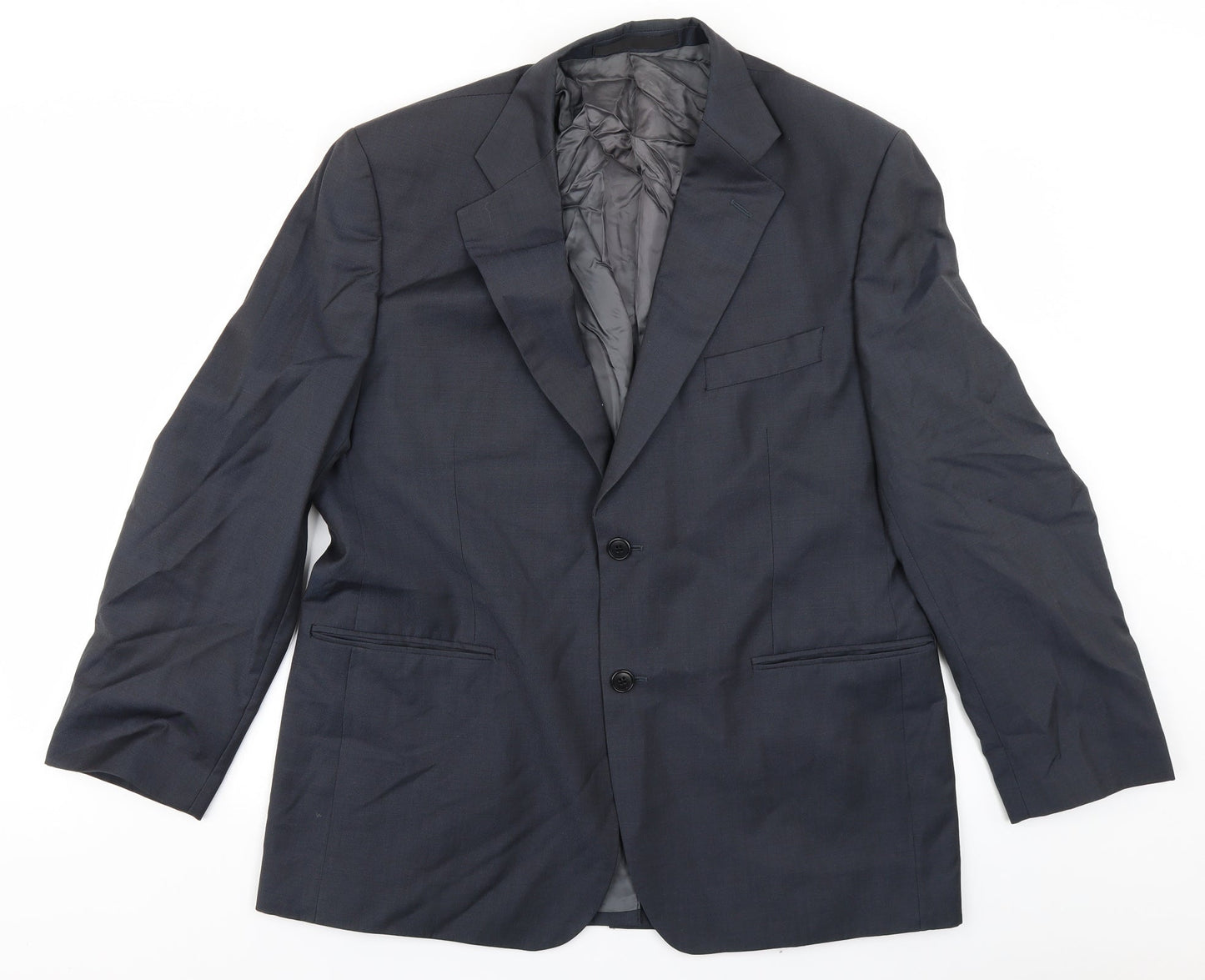 Mens UK Size 40 Preworn Regular Blue Suit Jacket